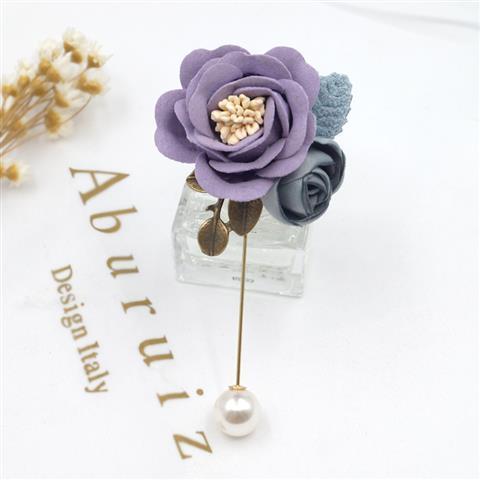 Korean style one-line brooch