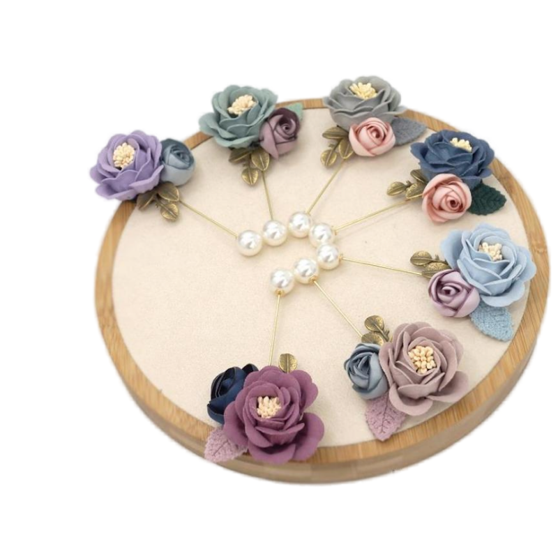 Korean style one-line brooch