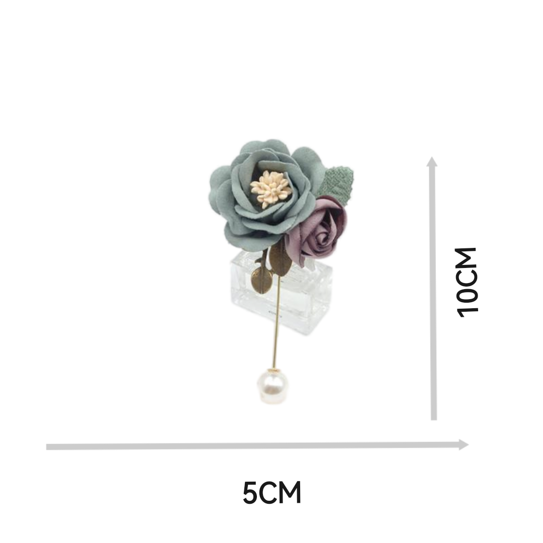 Korean style one-line brooch