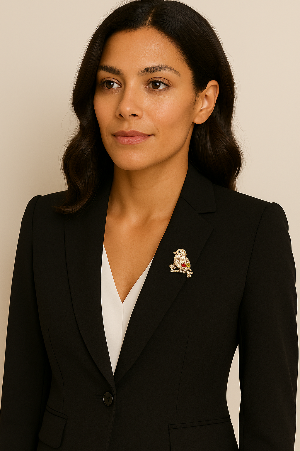 Elegant Bird Brooch — Delicate & Stylish Accessory