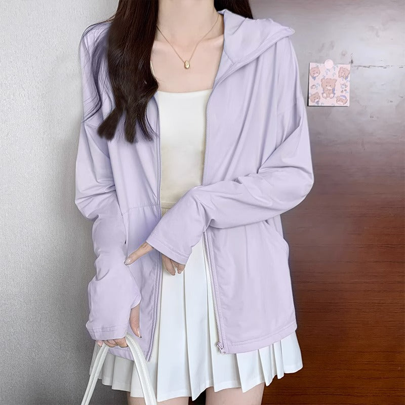 Ultra-Light Cooling Sun Jacket – Breathable Summer Cover-Up for Women