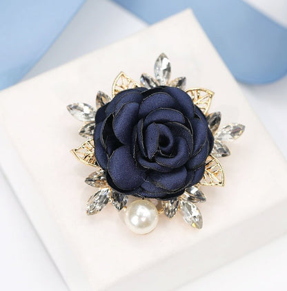 Korean style crystal brooch