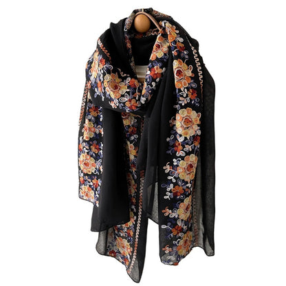 Luxury Silk Beach Wrap - Mulberry Silk Sun Shield for Summer