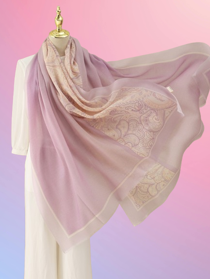 Butterfly New Scarf for Women, Autumn and Winter Cashmere Wool Warm Long Neck Wrap Outerwear