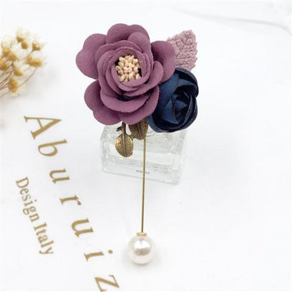 Korean style one-line brooch