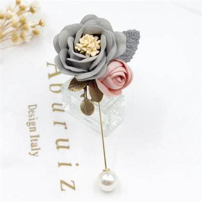 Korean style one-line brooch