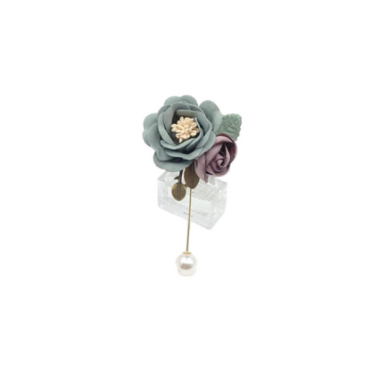 Korean style one-line brooch
