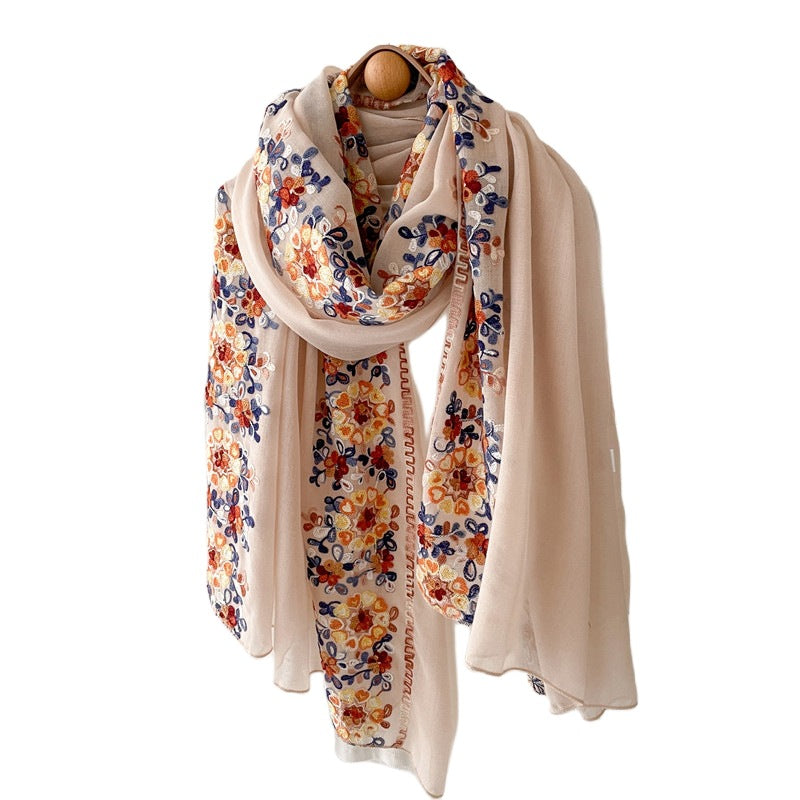 Luxury Silk Beach Wrap - Mulberry Silk Sun Shield for Summer