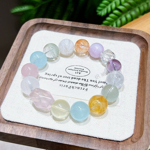 Happy Rainbow Bomb-Instant Mood Lift for Depression & Anxiety-Burnout Buster Bracelet