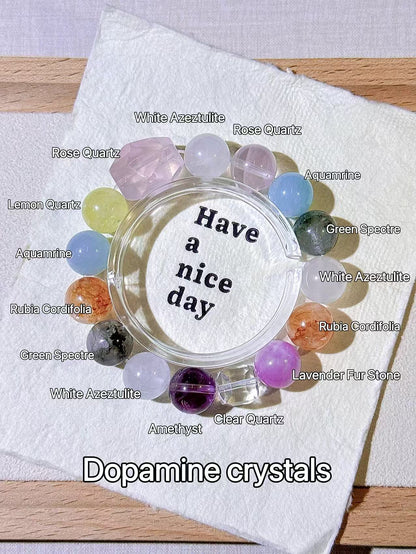 Happy Rainbow Bomb-Instant Mood Lift for Depression & Anxiety-Burnout Buster Bracelet
