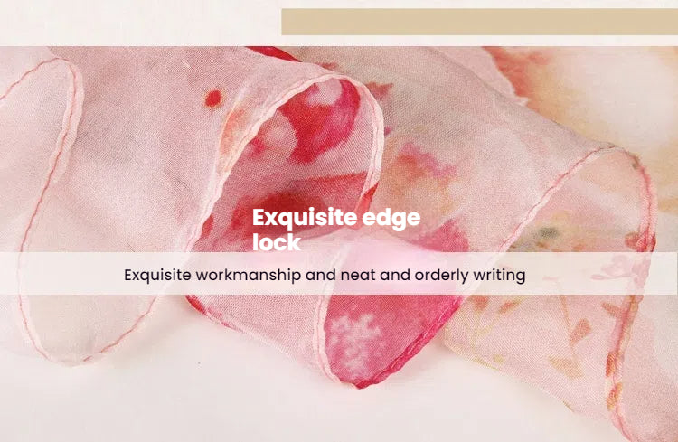 Peony Whisper · Watercolor Mulberry Silk Scarf