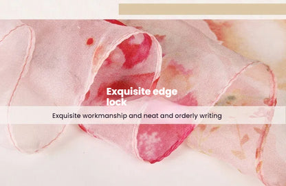 Peony Whisper · Watercolor Mulberry Silk Scarf