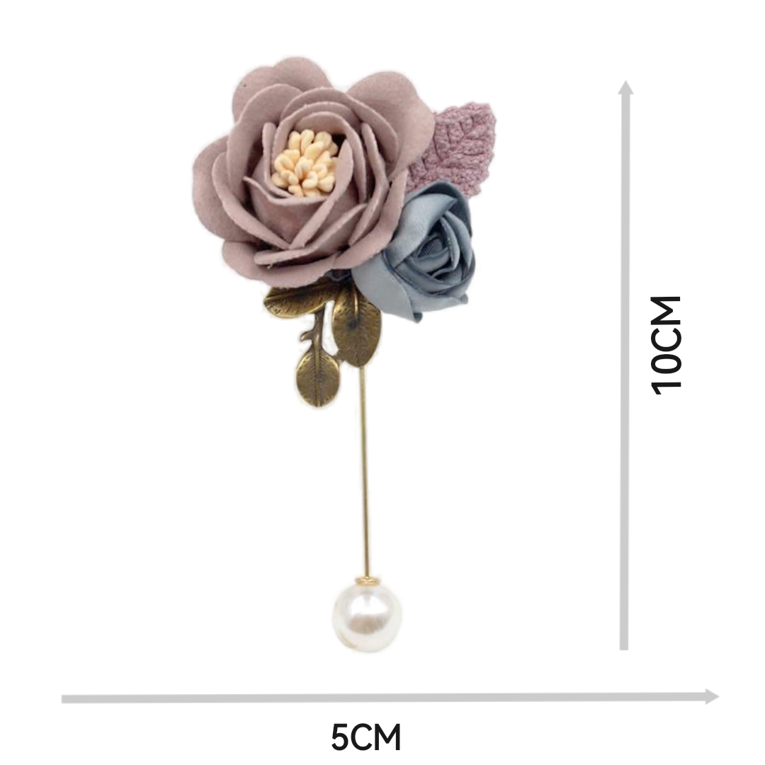 Korean style one-line brooch