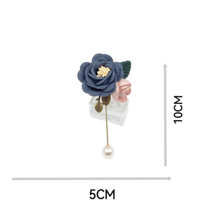 Korean style one-line brooch