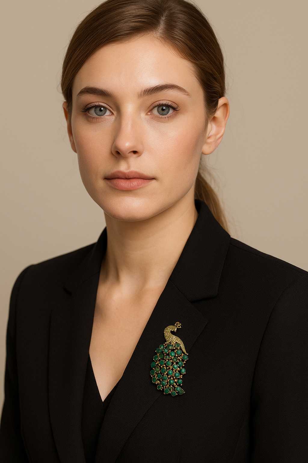 Petite Gemstone Peacock Brooch Collection — Delicate Luxury Redefined