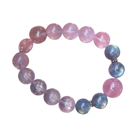 Rose Quartz & Moonstone Bracelet